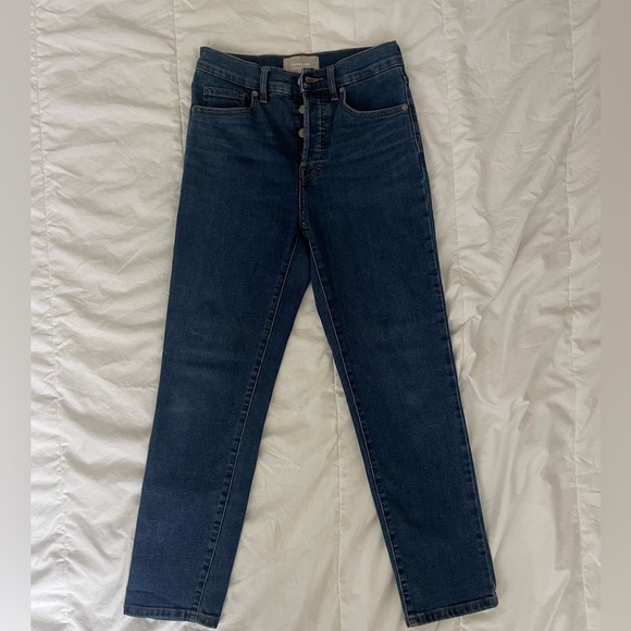 Everlane The Authentic Stretch High-Rise Skinny size 26 crop - Picture 3 of 6
